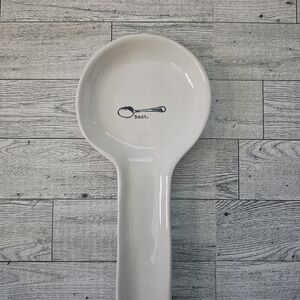Rae Dunn Icon White Spoon Rest NWOT 2017/2018